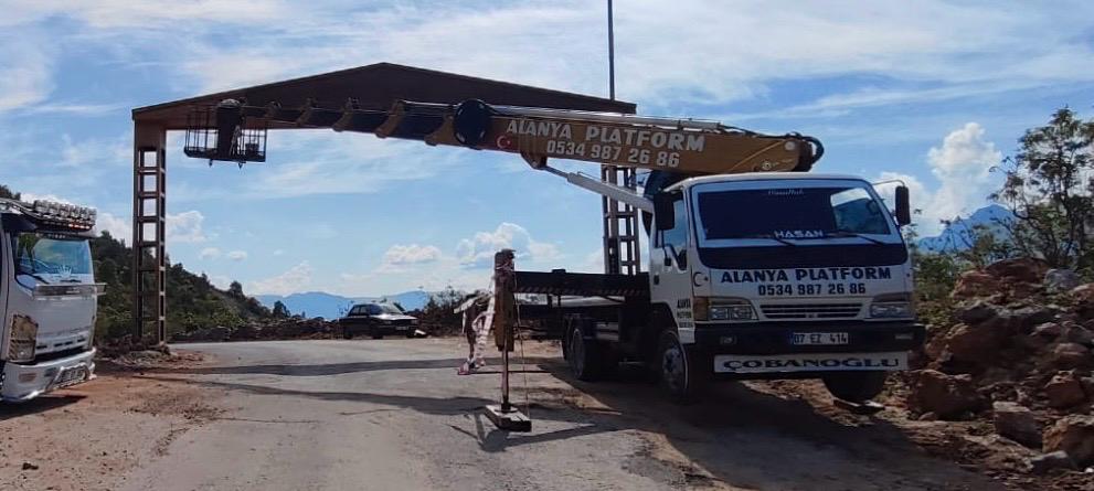 Araçüstü Vinç Platform Kiralama